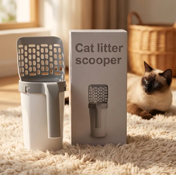 Easy Clean Cat Litter Scoop