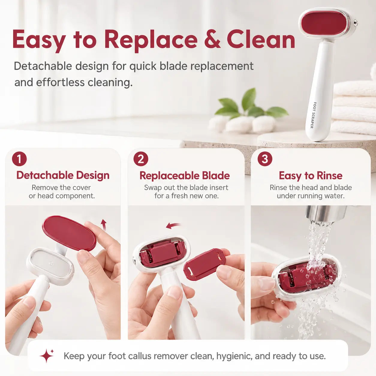 Dual‑Sided Foot Callus Remover 🦶