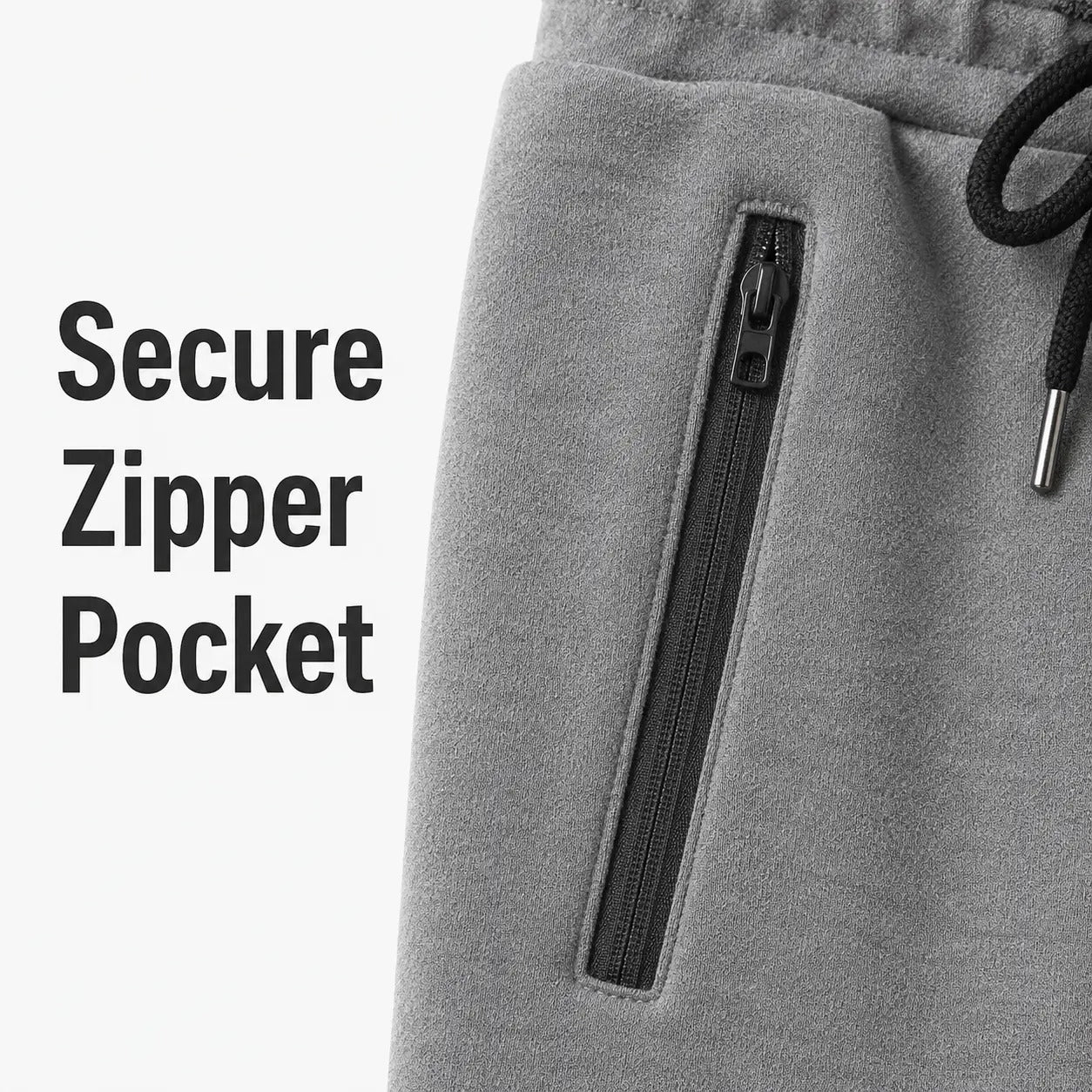 Unisex Essential Everyday Joggers with Zip Pockets