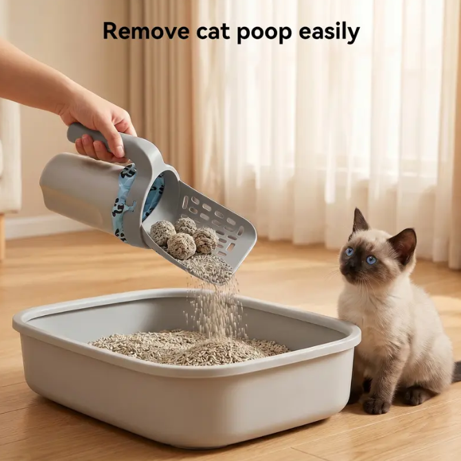 Easy Clean Cat Litter Scoop