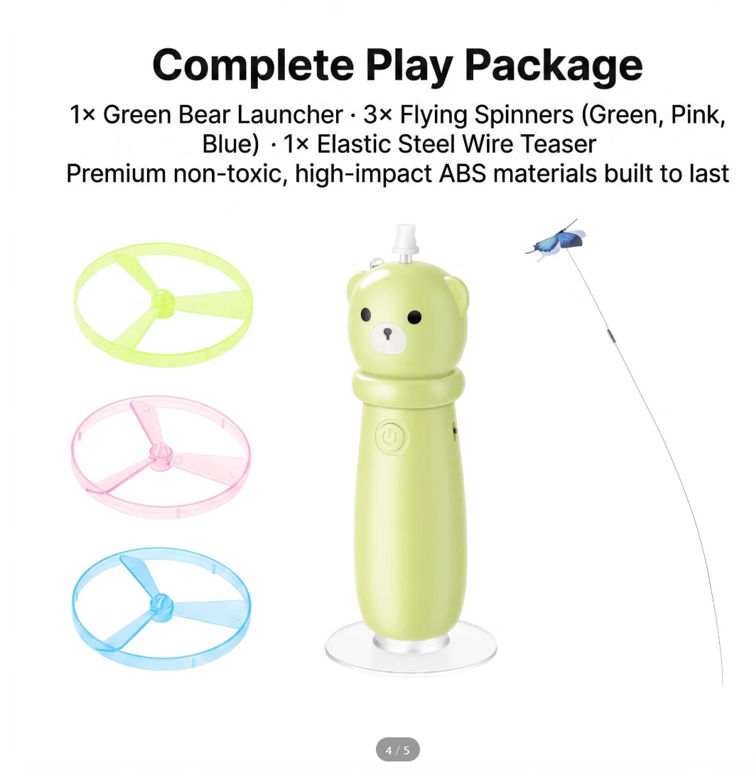 Smart Sky Dragonfly & Butterfly Cat Launcher