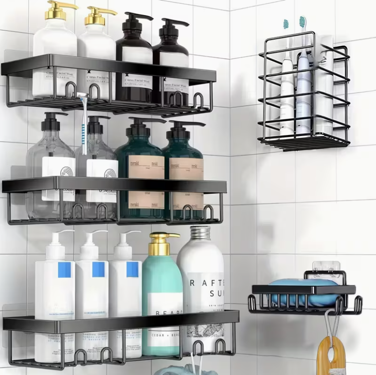 5 Pack Shower Organizer Rack for Inside Shower🚿🚿🚿