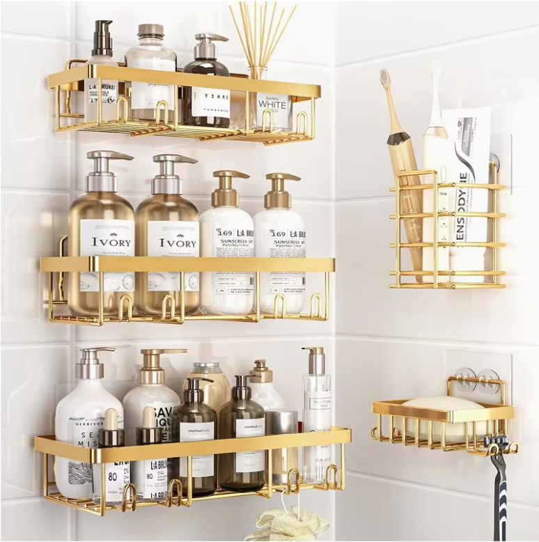 5 Pack Shower Organizer Rack for Inside Shower🚿🚿🚿