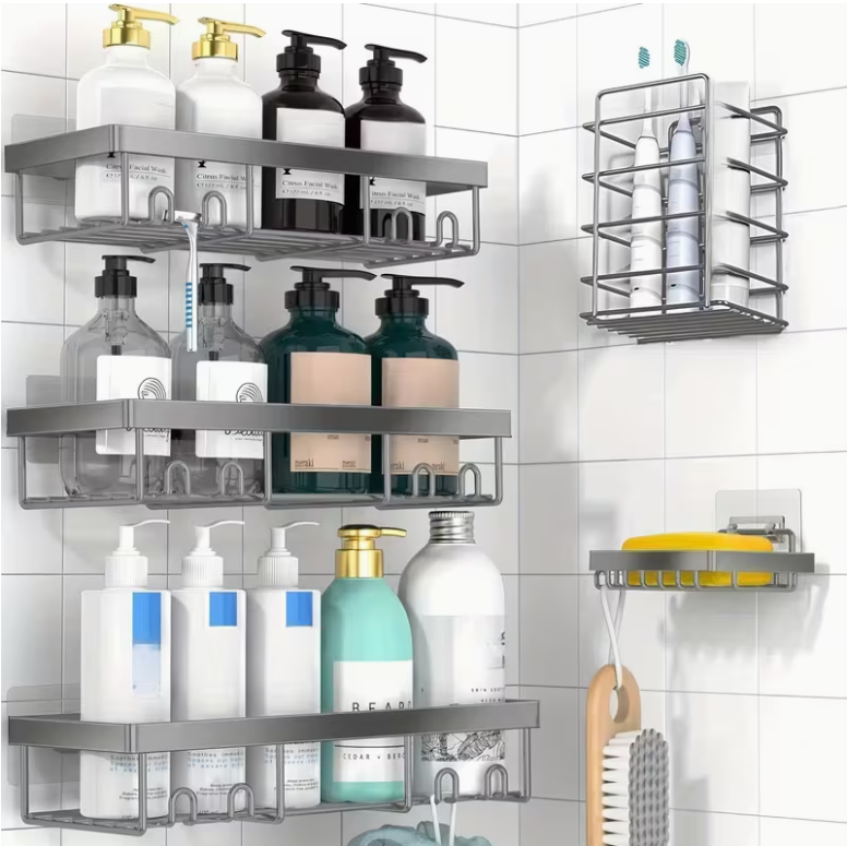 5 Pack Shower Organizer Rack for Inside Shower🚿🚿🚿