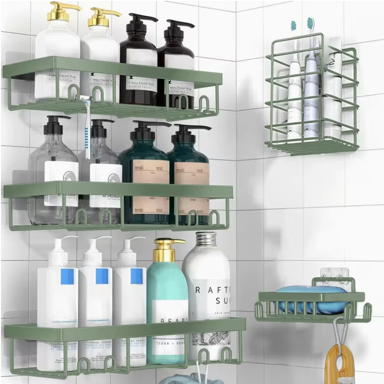5 Pack Shower Organizer Rack for Inside Shower🚿🚿🚿