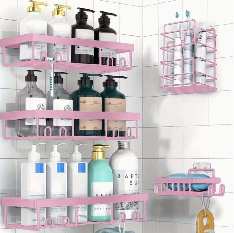5 Pack Shower Organizer Rack for Inside Shower🚿🚿🚿