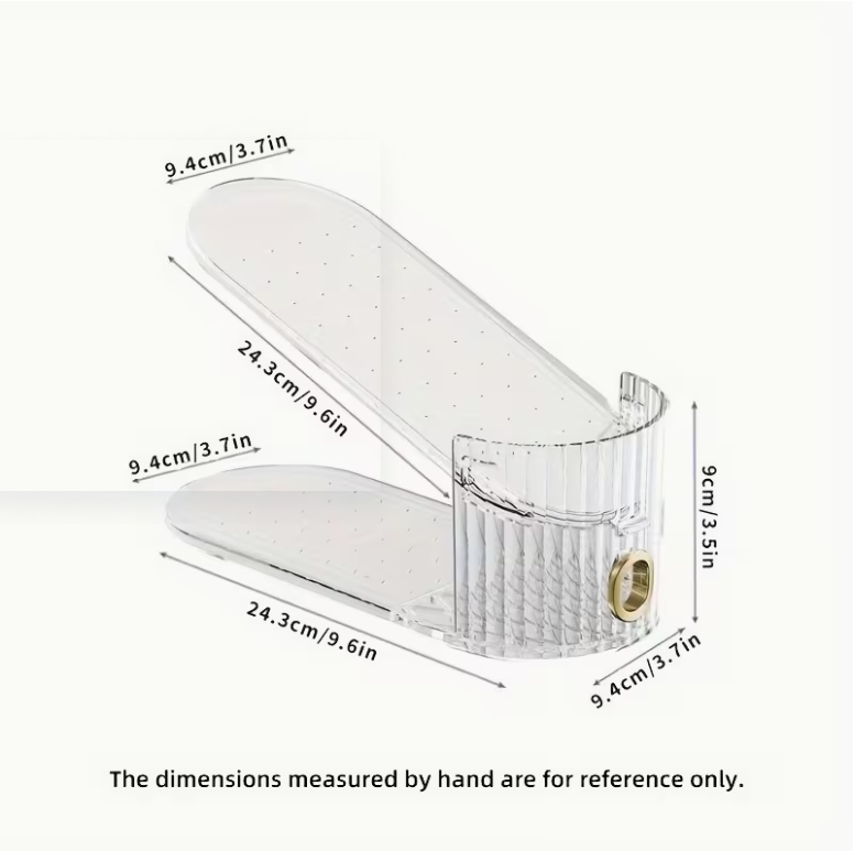 Adjustable Shoe Slot Organizer for Closet Space Saver