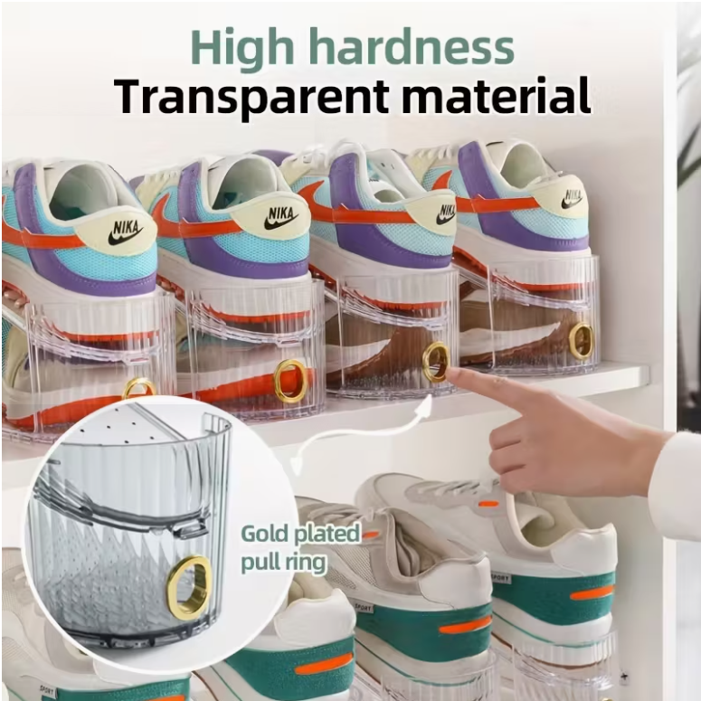 Adjustable Shoe Slot Organizer for Closet Space Saver