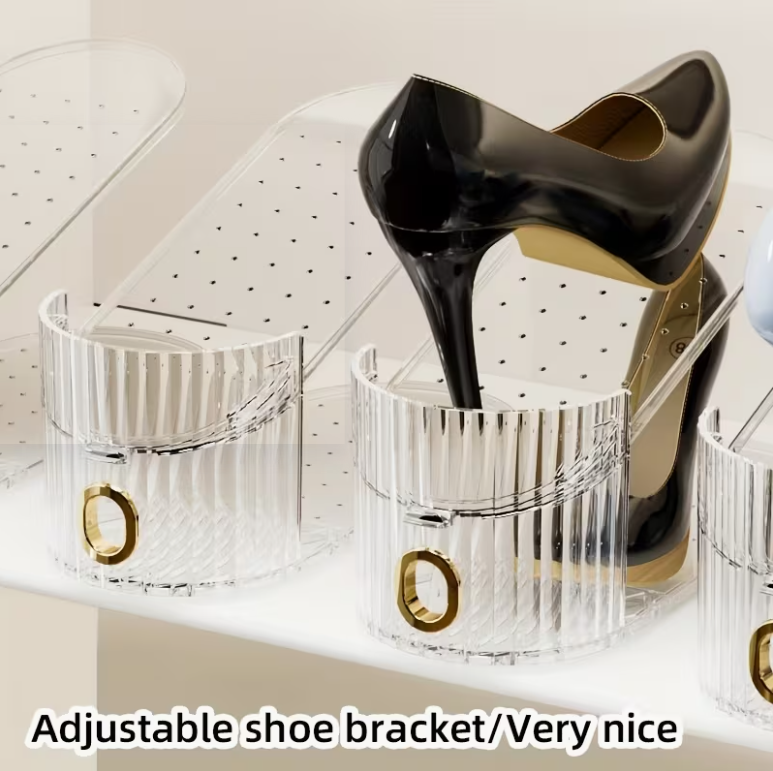 Adjustable Shoe Slot Organizer for Closet Space Saver