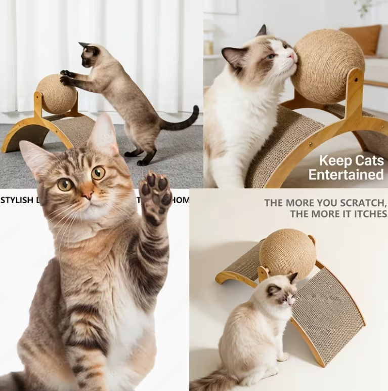 Ferris Wheel Style Cat Teaser Toy Set