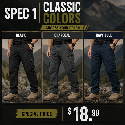 Men's Tactical Cargo Pants – Durable Multi-Pocket Outdoor Work Pants