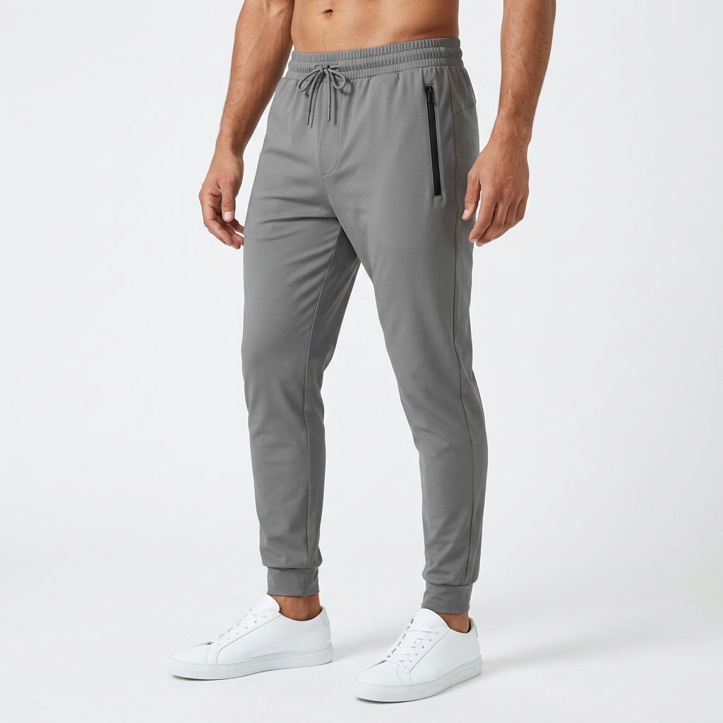 Unisex Essential Everyday Joggers with Zip Pockets