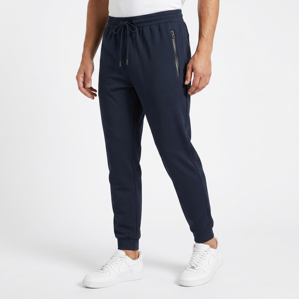Unisex Essential Everyday Joggers with Zip Pockets